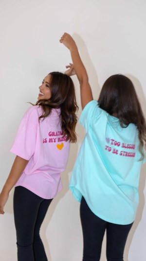 blessed t shirt in green